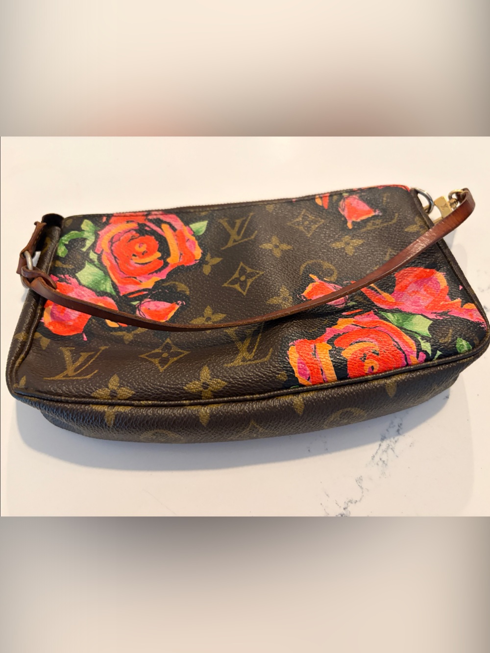 Louis Vuitton x Stephen Sprouse 2009 Monogram Roses Pochette – Limited Edition